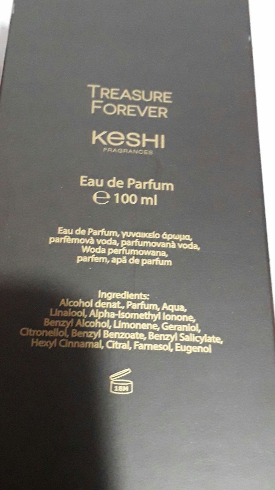 Духи Keshi  Treasure Forever  100 мл  UK  Оригинал Англия