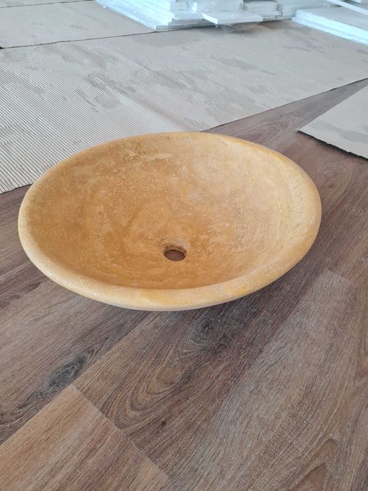 Lavatorio em marmore Travertino Gold