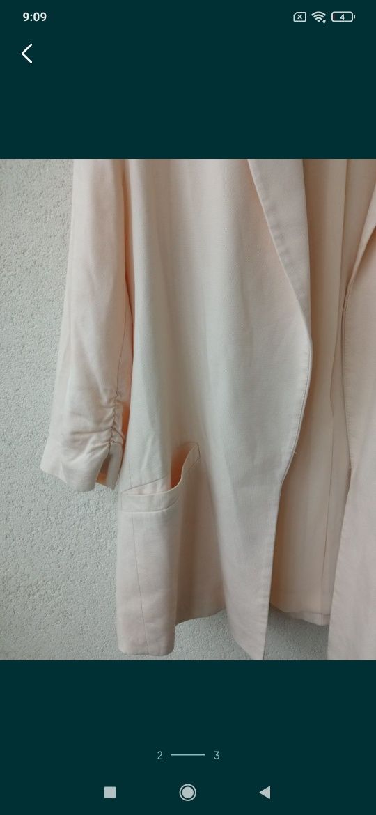 autograph marks&Spencer kremowa marynarka blezer r.42