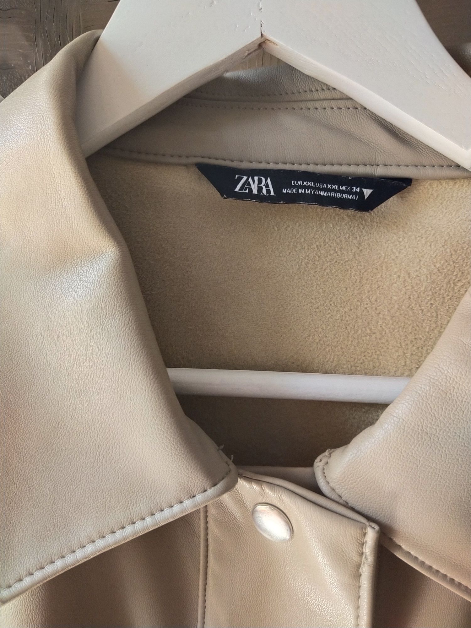 Faux leather jacket Zara