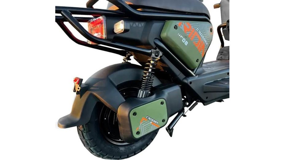 Електроскутер Crosser CR-4 2025 (1200w/24Ан/72V) Графенові акб - Зелен