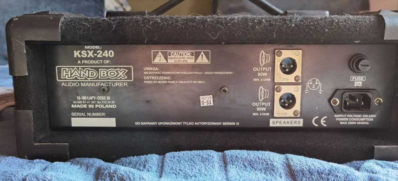KSX-240 Head 2 x 90W/4Ω wzmacniacz końcówka mocy Hand Box