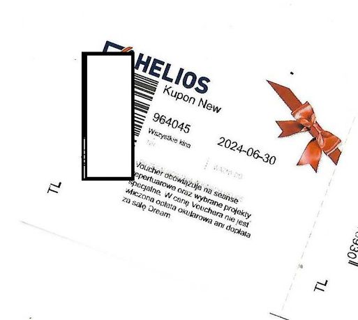 Bilety do kina Helios w postaci Voucherów