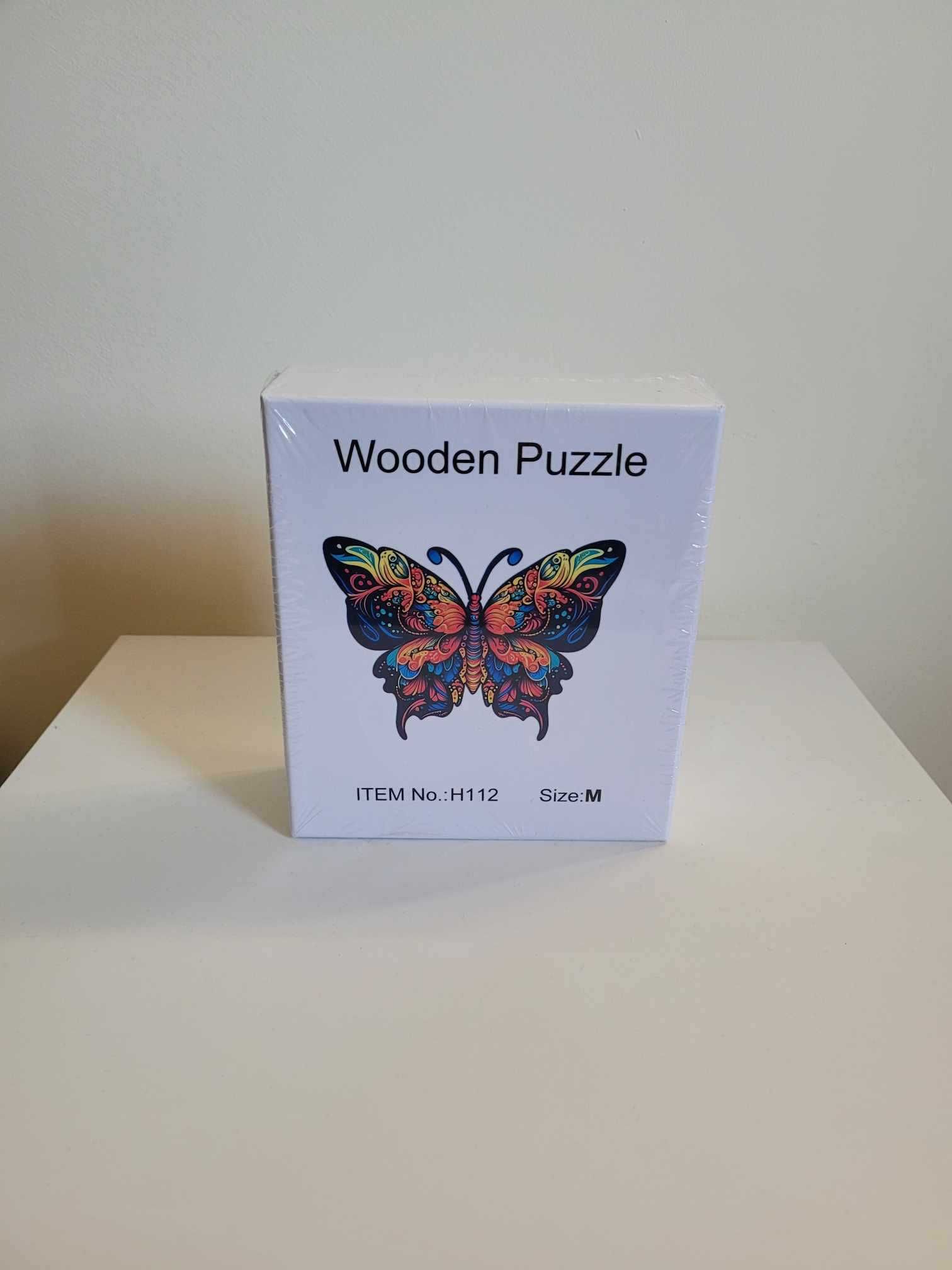 Puzzle 3D Drewniane Układanka dla dzieci i dorosłych - Motyl