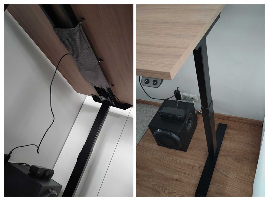 biurko elektryczne electric desk table meble stół 140x80