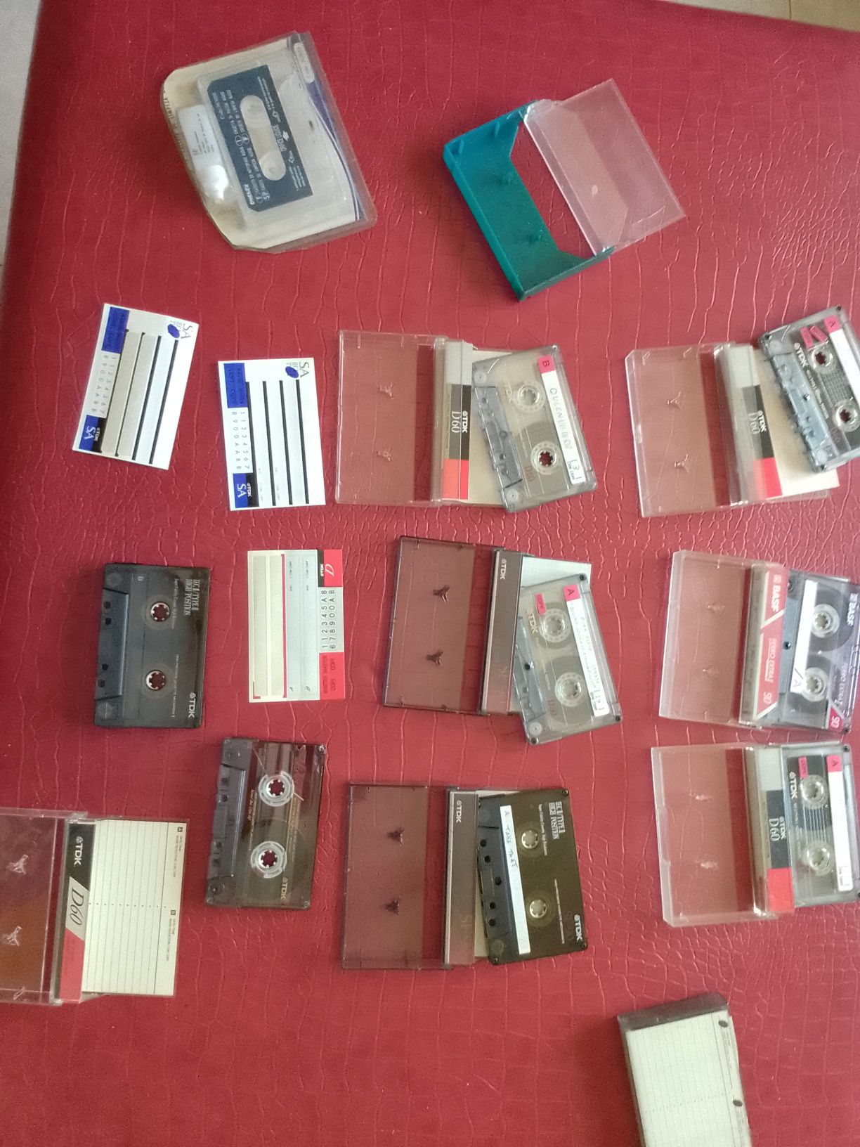 K7 de LIMPEZA, Vintage K7s FUJI e  EMETEC, e K7s usadas
