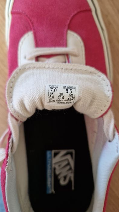 VANS жіночі рожеві кеди