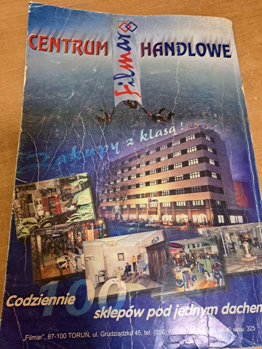 Książka telefoniczna TORUŃ 1998