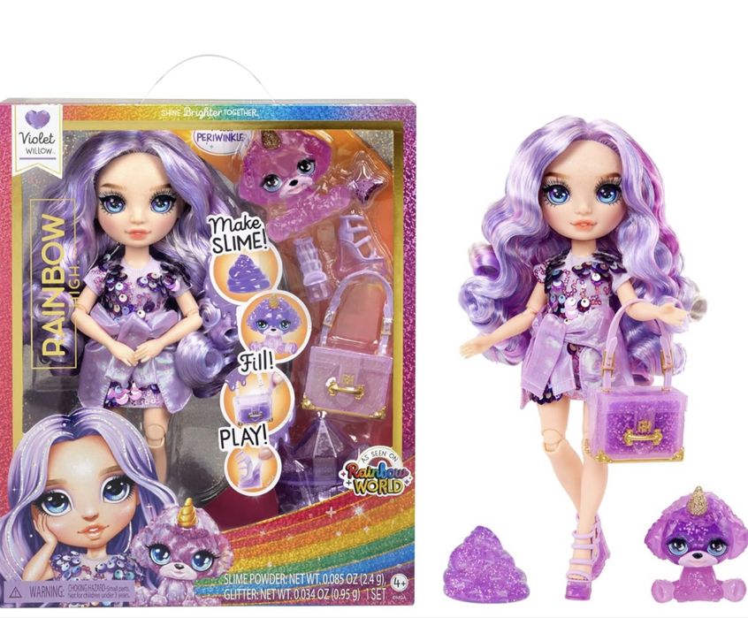 Лялька Rainbow High Violet Slime Рейнбоу Хай Віолетта Слайм MGA