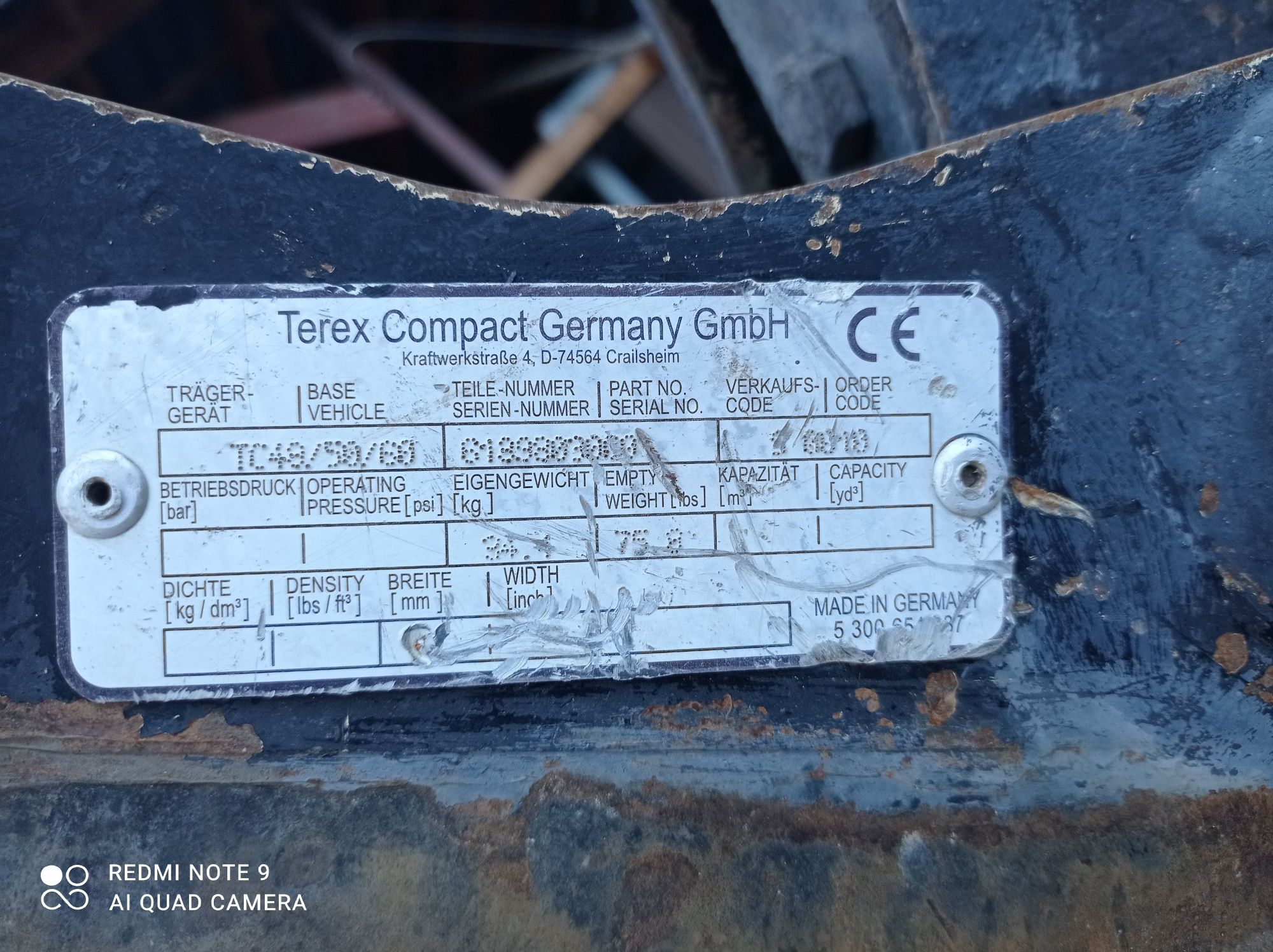Екскаватор Terex Tc 48 2010r