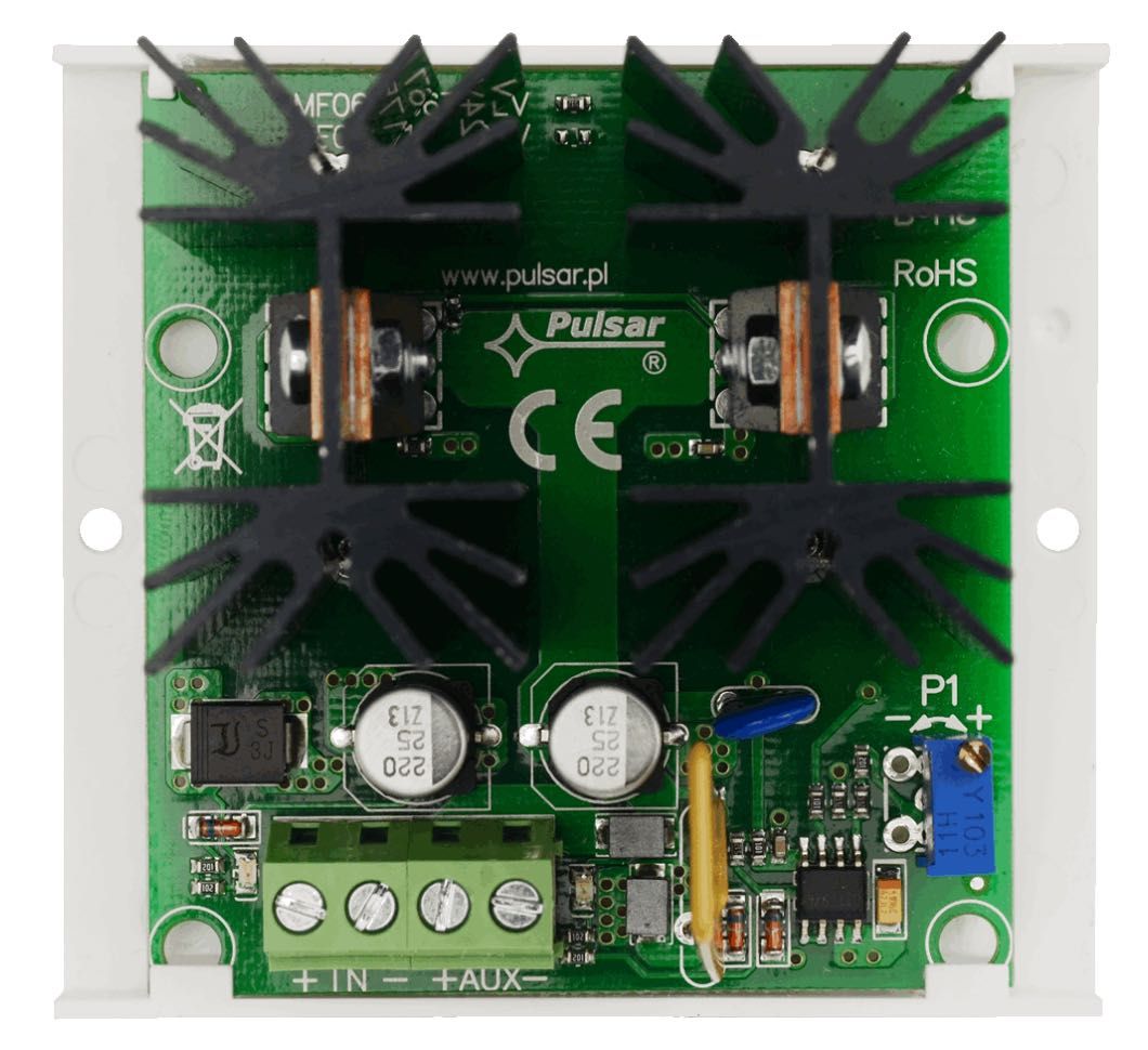 Reduktor napięcia DC Pulsar RN500 - RN 12V/5A - bez podstawki