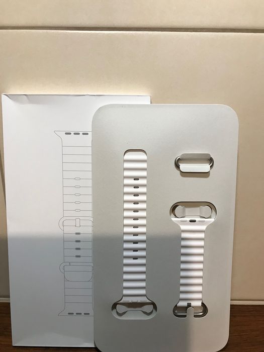 Orginalny Biały Pasek Ocean do Apple Watch Ultra / Ultra 2 / Ultra 3