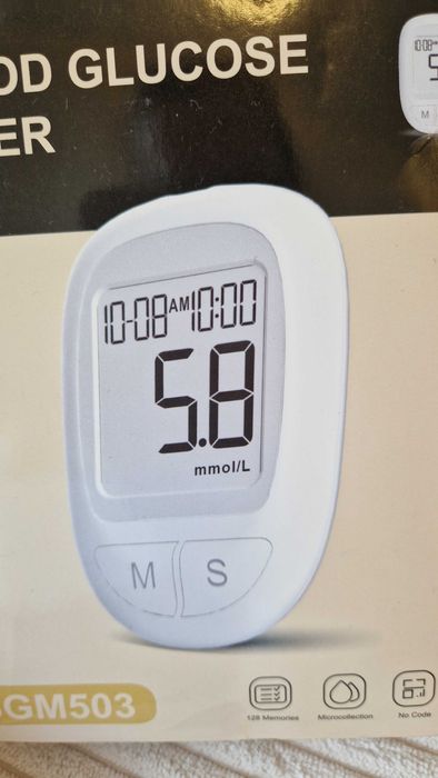Glukometr aparat do mierzenia cukru we krwi nowy
