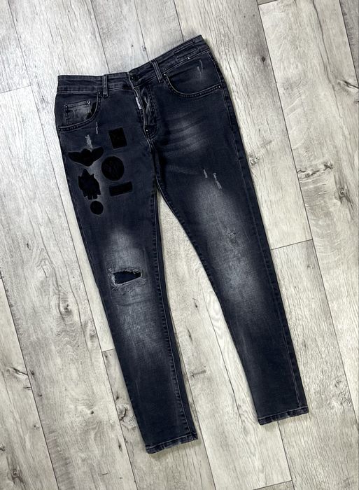 Dsquared 2 джинсы штаны 31 S-M размер черные