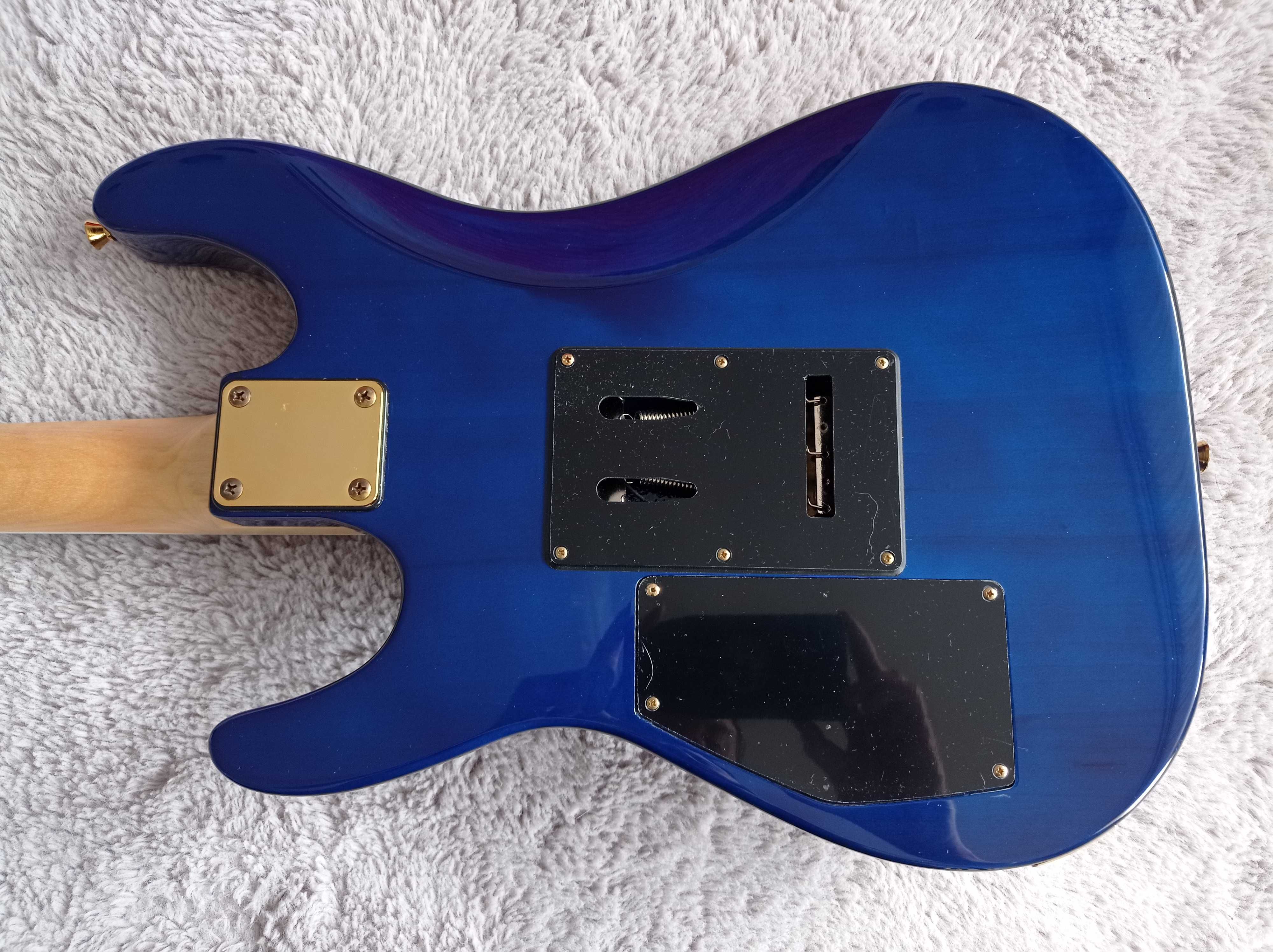 Gitara elektryczna Harley Benton S-620 Trans Blue - bardzo dobry stan