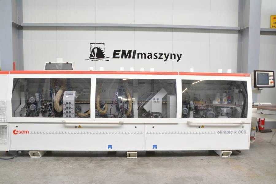 Okleiniarka SCM K800 - frezowanie wstępne