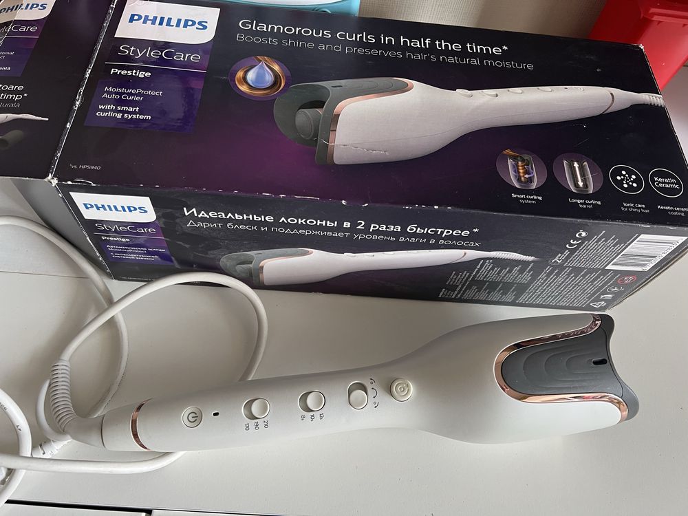 Автостайлер Philips Автоматична плойка PHILIPS BHB887