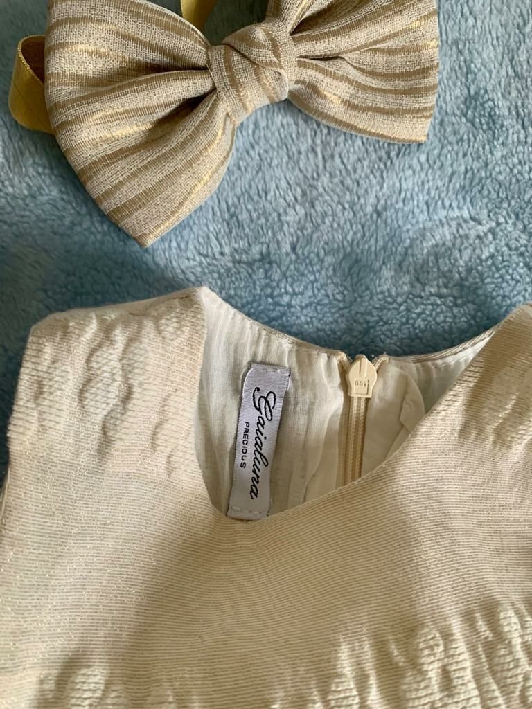 Vestido elegante para menina 12-18 meses