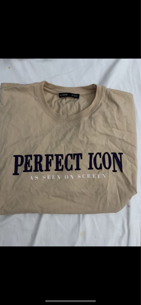 Bezowy top pull&bear perfect icon damski M