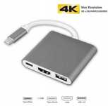 Maneble Piasta USB C do HDMI dla MacBook Pro /
