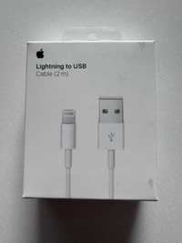 Kabel USB Apple USB-A - Lightning 2 m Biały (MD819ZM/A)