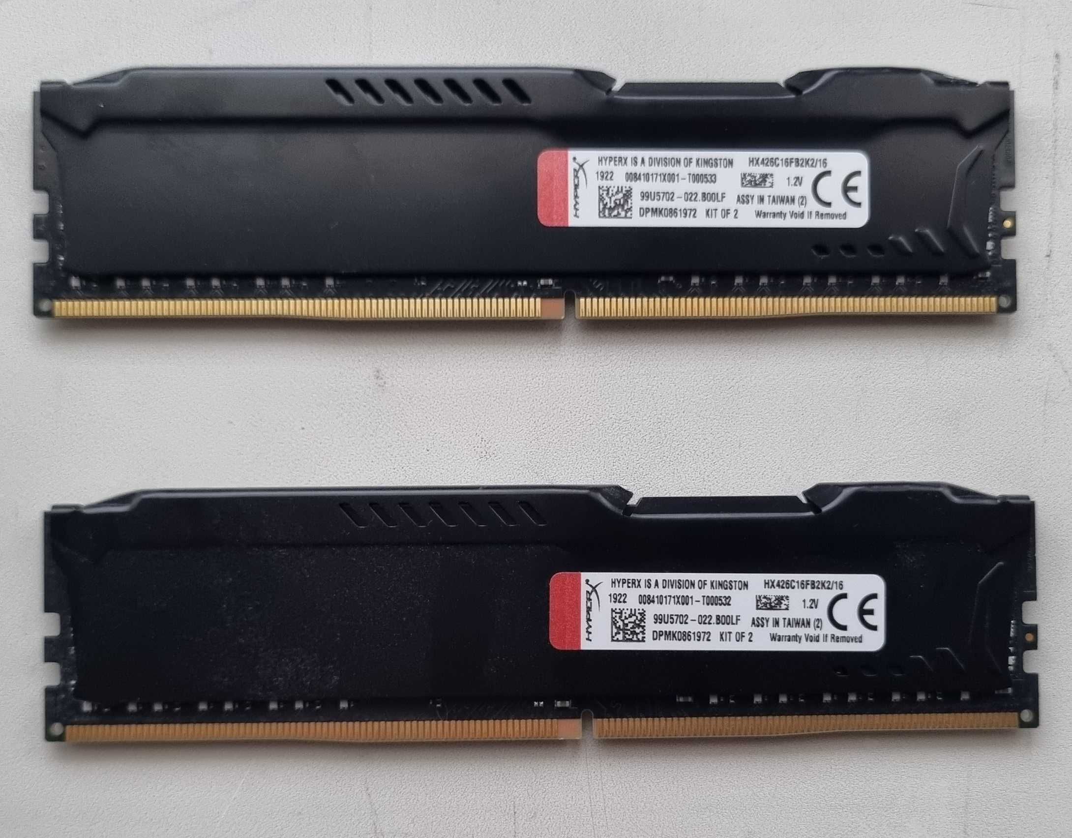 Оперативная память HyperX Fury 16GB (2x8) DDR4 2666Mhz