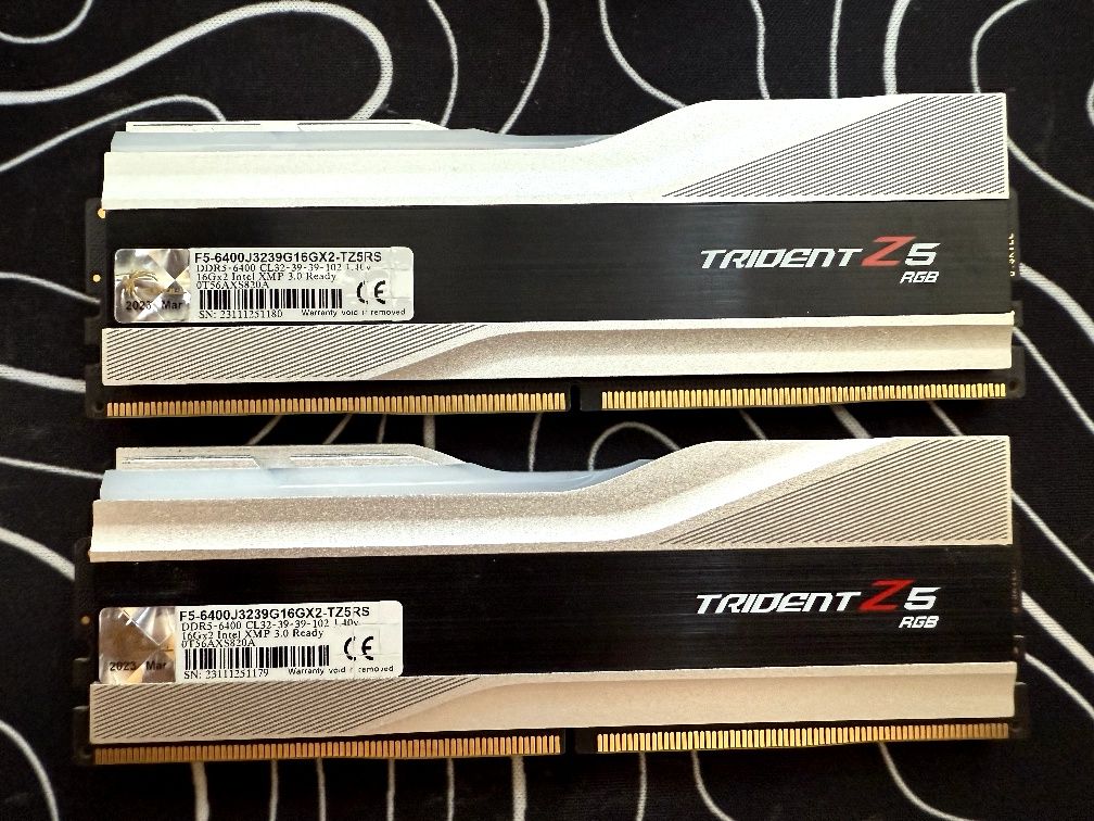 Оперативна пам'ять G.Skill Trident Z5 DDR5 32GB 6400MHz