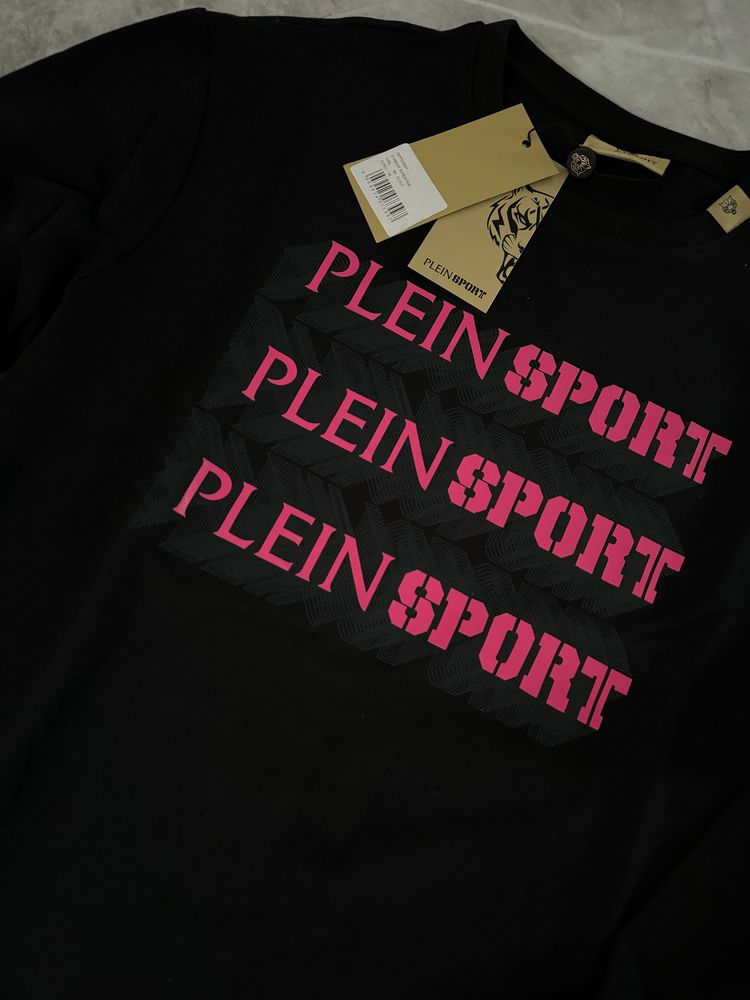 Damska bluza / Philipp Plein / Plein Sport r. M gumowy napis