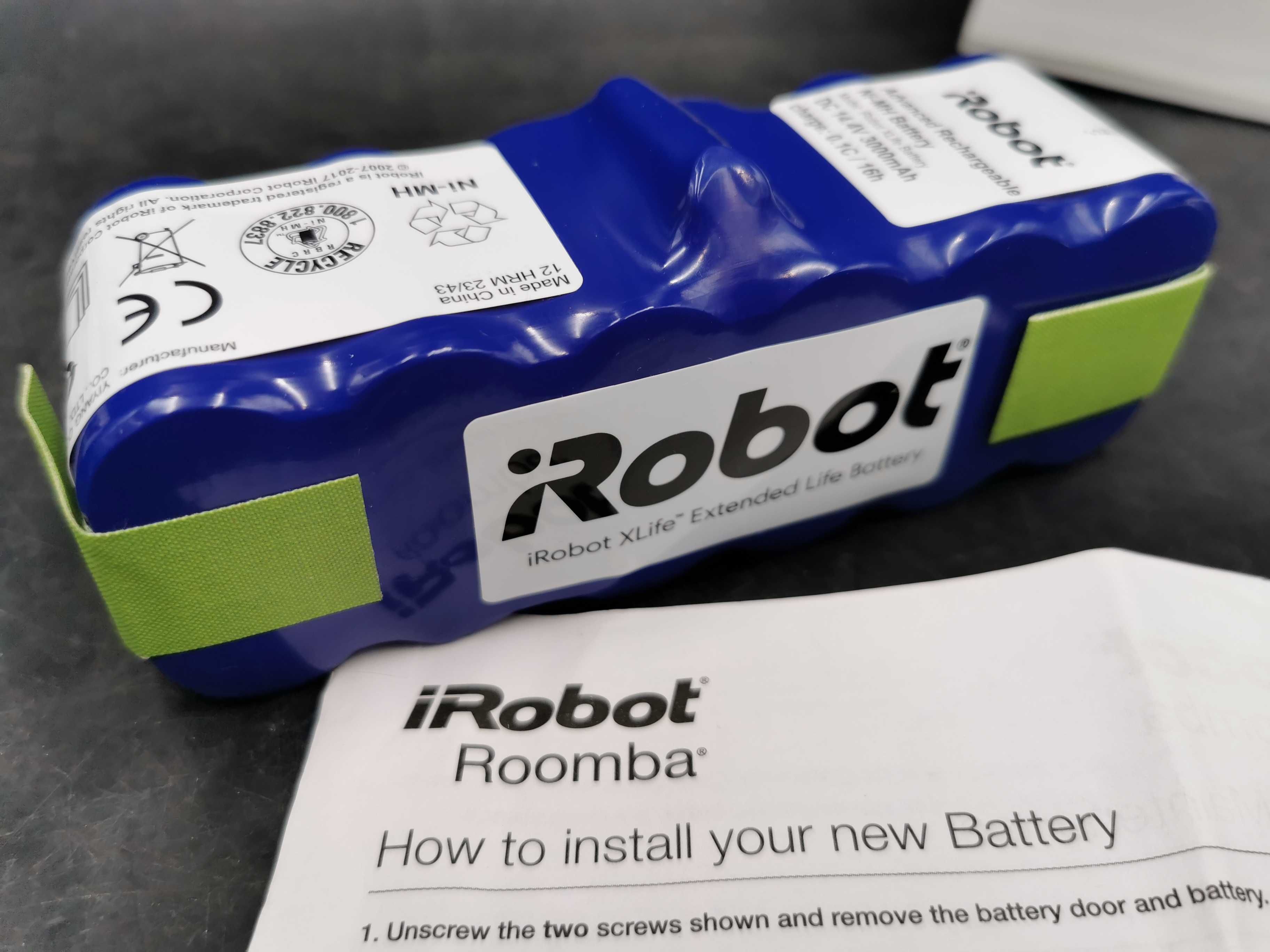 iRobot XLife Oryginalny Akumulator Rozszerzony 3000mAh do Roomba