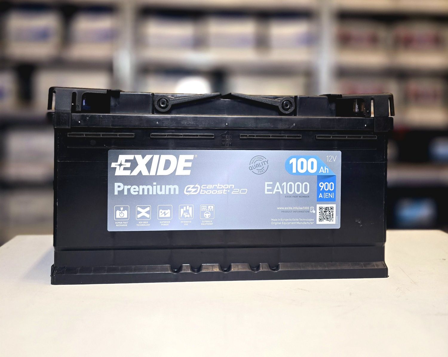 Akumulator Centra Exide CA1000 EA1000 12V 100AH 900A nowy