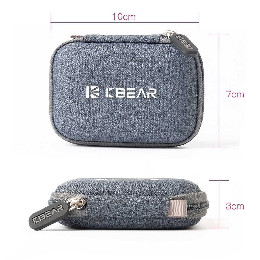 ⇒ KBEAR Fabric Case - футляр кейс для хранения и переноски наушников