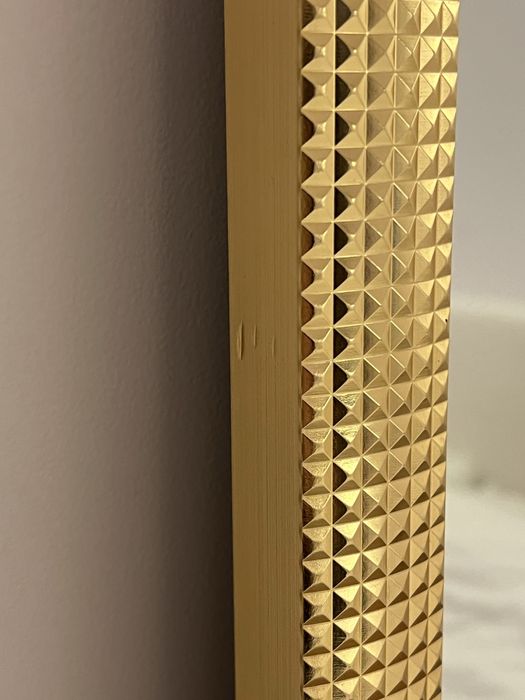 Mega Lustro stojące złote glamour regulowane