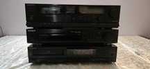 CD Sony CDP-750 +Deck Tc-fx150+Tuner St-s190