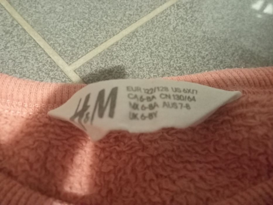 Bluza pluszowa Lis H&M 122/128 6-8