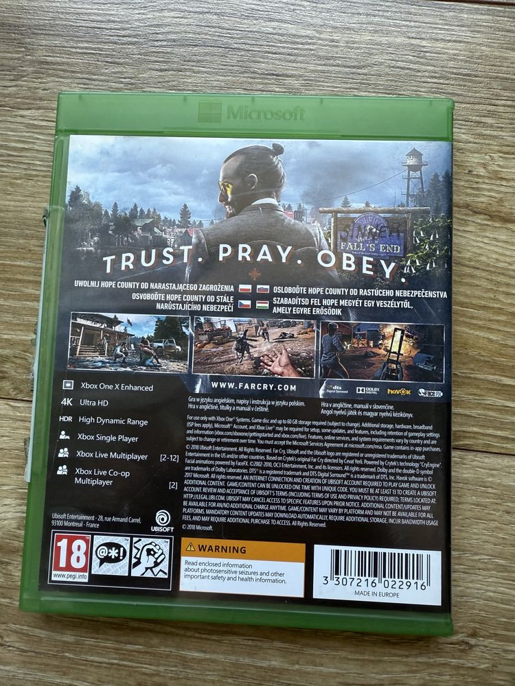 Gra Far Cry 5 PL Polska Wersja FarCry Xbox One S X Xbox Series X