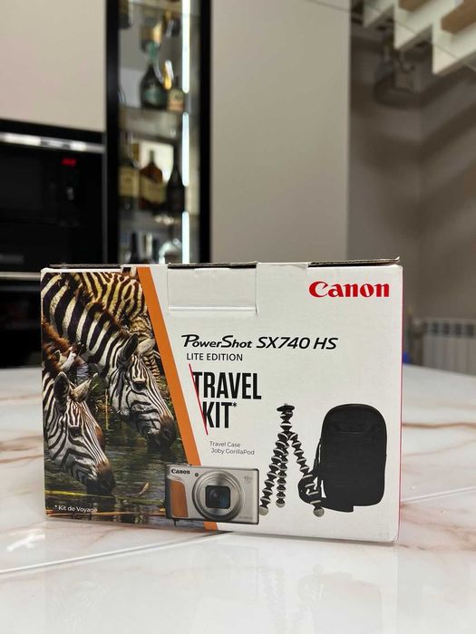 CANON PowerShot SX740 HS Lite Edition Travel Kit Silver