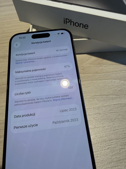 Iphone 15 pro 256gb black titanium