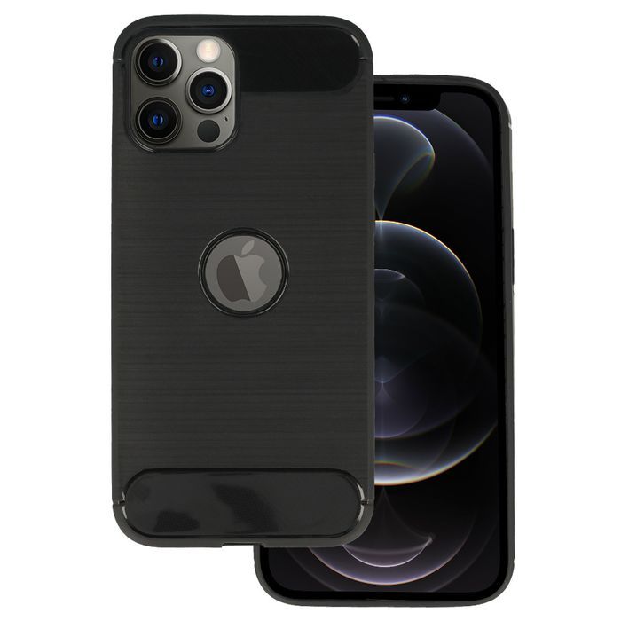 Back Case Carbon Do Iphone 12 Pro Max Czarny
