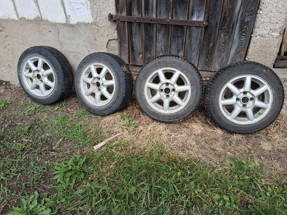 Komplet alufelg 14" VW wraz z oponami, wielosezonowe M+S 175/65 R14