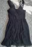 Czarna bieliźniana sukienka H&M