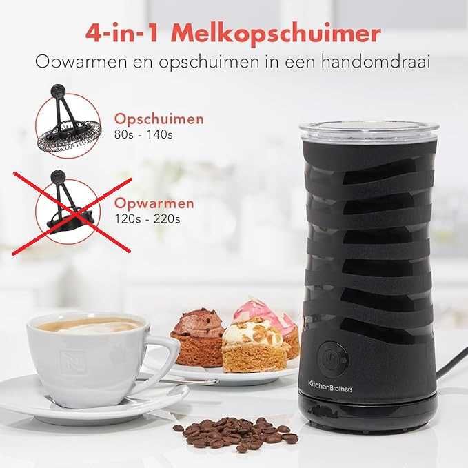 Automatyczny Spieniacz do Mleka na Ciepło i Zimno