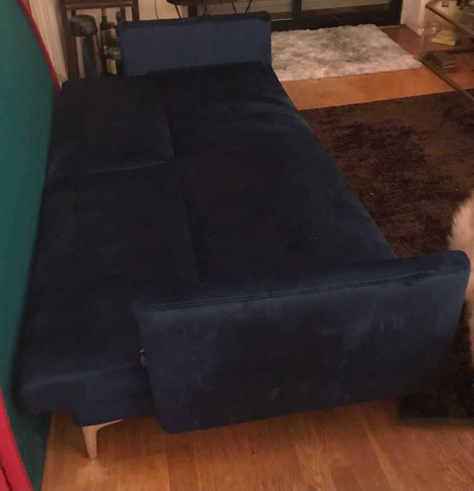 Sofa Cama Azul Royal - NOVO