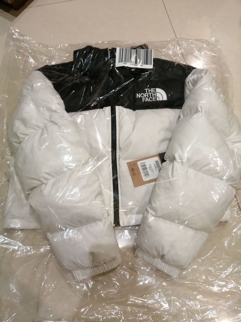 The North Face Krótka Przejściowa Damska kurtka NUPTSE biała rozmiar S