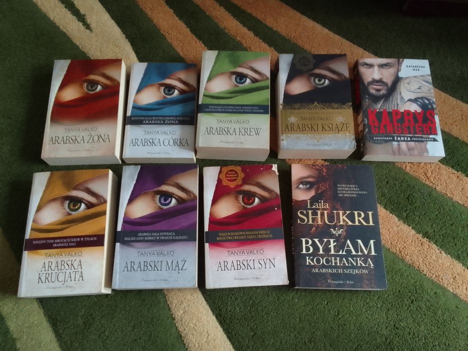 Zestaw 9 książek książki