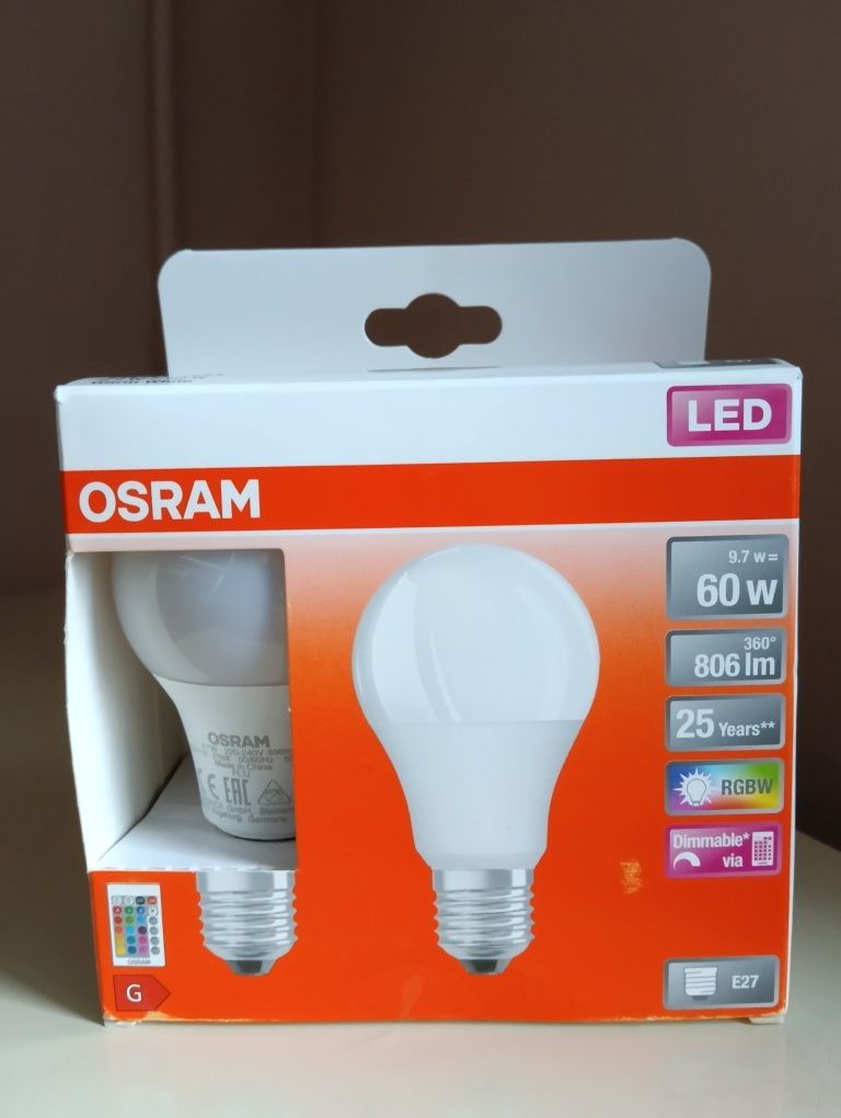 Лампи OSRAM  RGB A60 E27