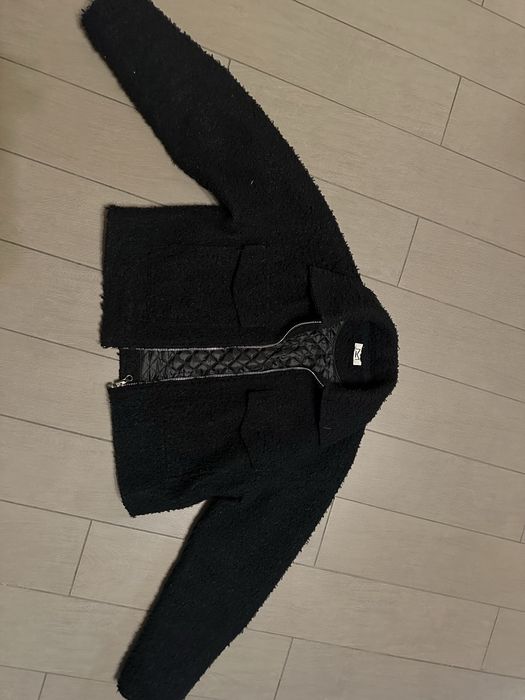 Бомбер букле вкорочений