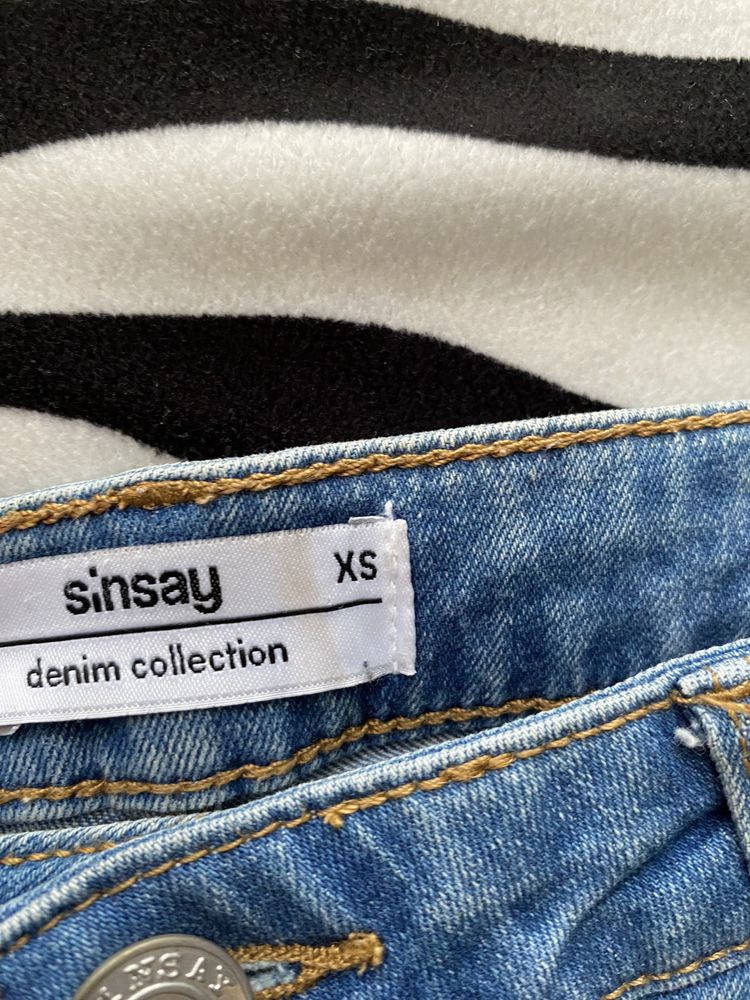 spodenki jeansowe sinsay XS