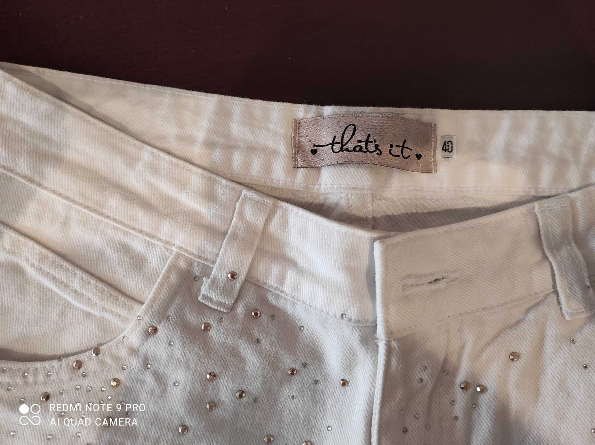 Short algodão senhora branco