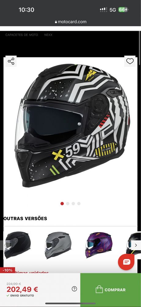 Capacete Nexx enigma XL