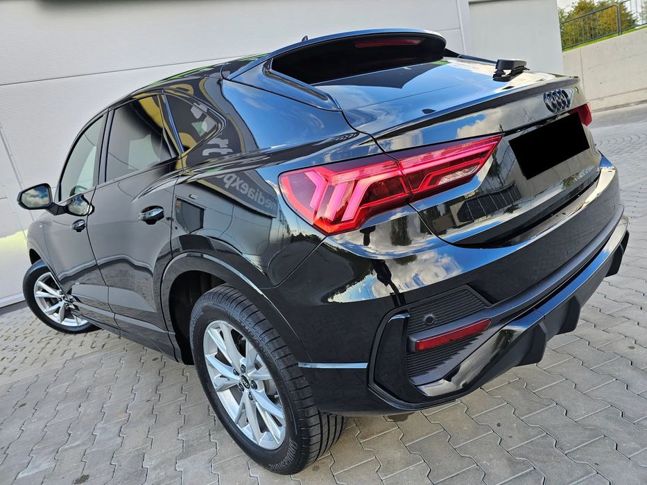 Audi Q3 Sportback S-Line Quattro Black Edition Kamery LED Navi FULL